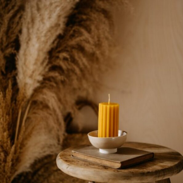 Sada svíček Pilíř - Yellow candles