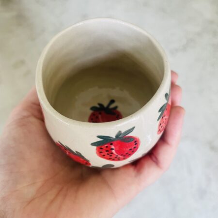 kalíšek jahody nika keramika