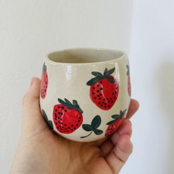 kalíšek jahody nika keramika