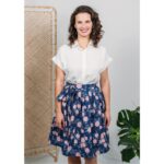 Zavinovací sukně Pink Roses UNI – Reparáda