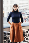 Manšestrová sukně Celeste medová – Reparáda
