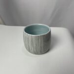 Kalíšek porcelánový čáry modrý 100 ml – Darouge