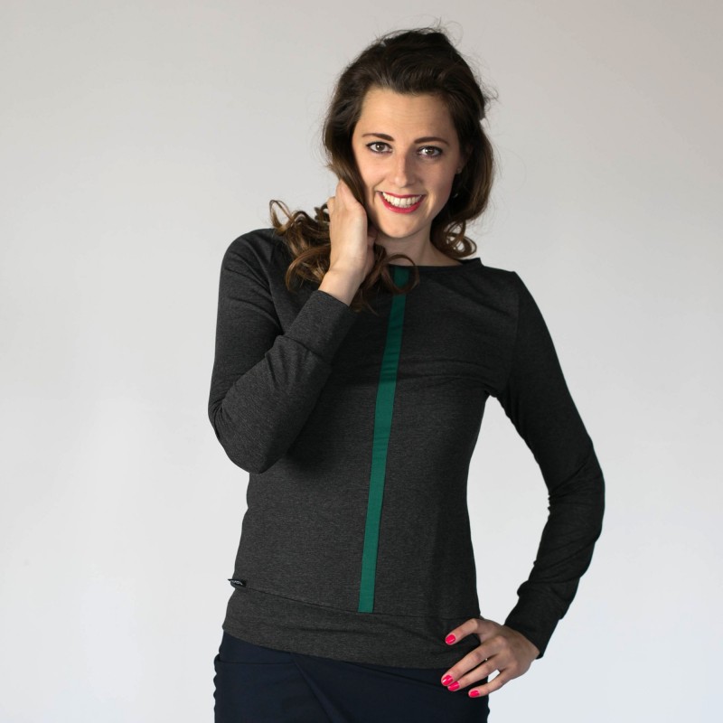 Šedé triko s dlouhým rukávem - TATE Wear Šedé triko s dlouhým rukávem - TATE Wear
