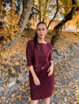 Vínové šaty WINT – Adelaube