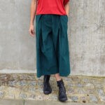 Kalhotová sukně lahvový manžestr – ANUK