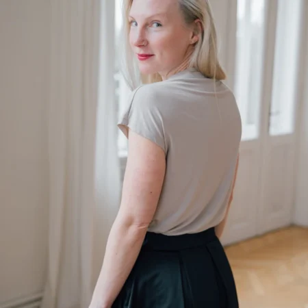 Mocca bamboo tričko s kr. rukávem - Reparáda