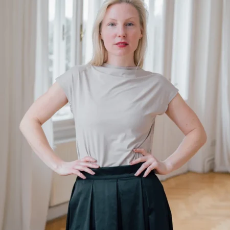 Mocca bamboo tričko s kr. rukávem - Reparáda