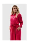 Fuchsiové košilové šaty ANITA – Denity