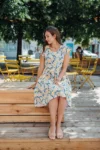 Mušelínové šaty Olivie propínací s citróny – Reparáda