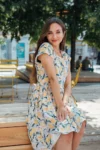 Mušelínové šaty Olivie propínací s citróny – Reparáda