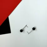 Minimalistické náušnice Bauhaus Simple – ko-ra-le