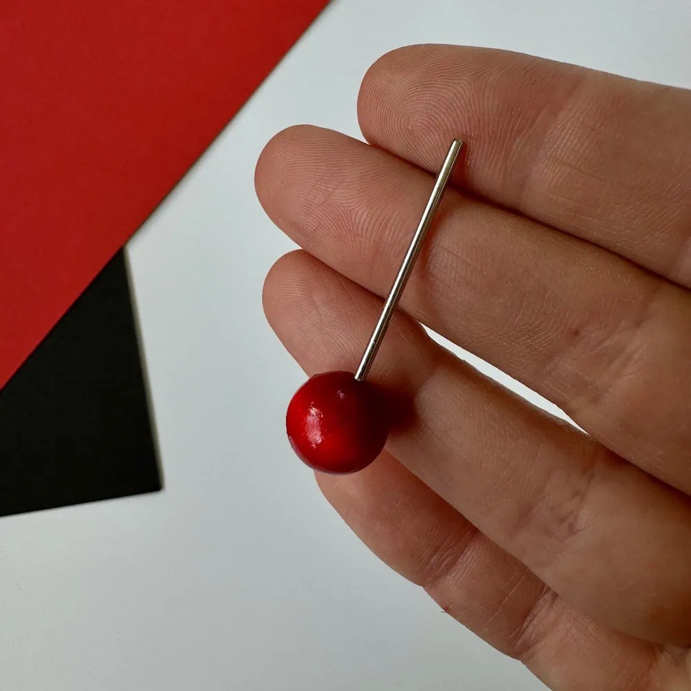 Minimalistické náušnice Bauhaus Simple - ko-ra-le Minimalistické náušnice Bauhaus Simple - ko-ra-le