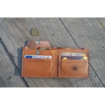 Karamelová pánská peněženka – Wood Style