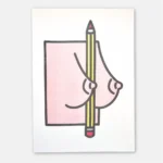 Riso plakát Pencil – Brunhilda