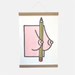 Riso plakát Pencil – Brunhilda