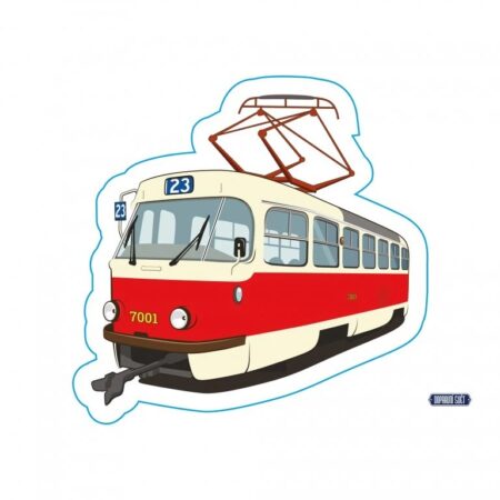 Samolepka tramvaj T3 klasik - Dopravní svět