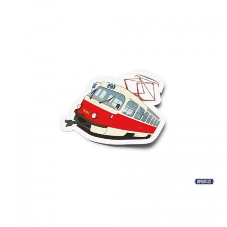 Samolepka tramvaj T3 klasik - Dopravní svět