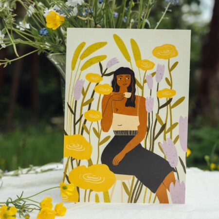 Přání Paní s kávou - Listonoš