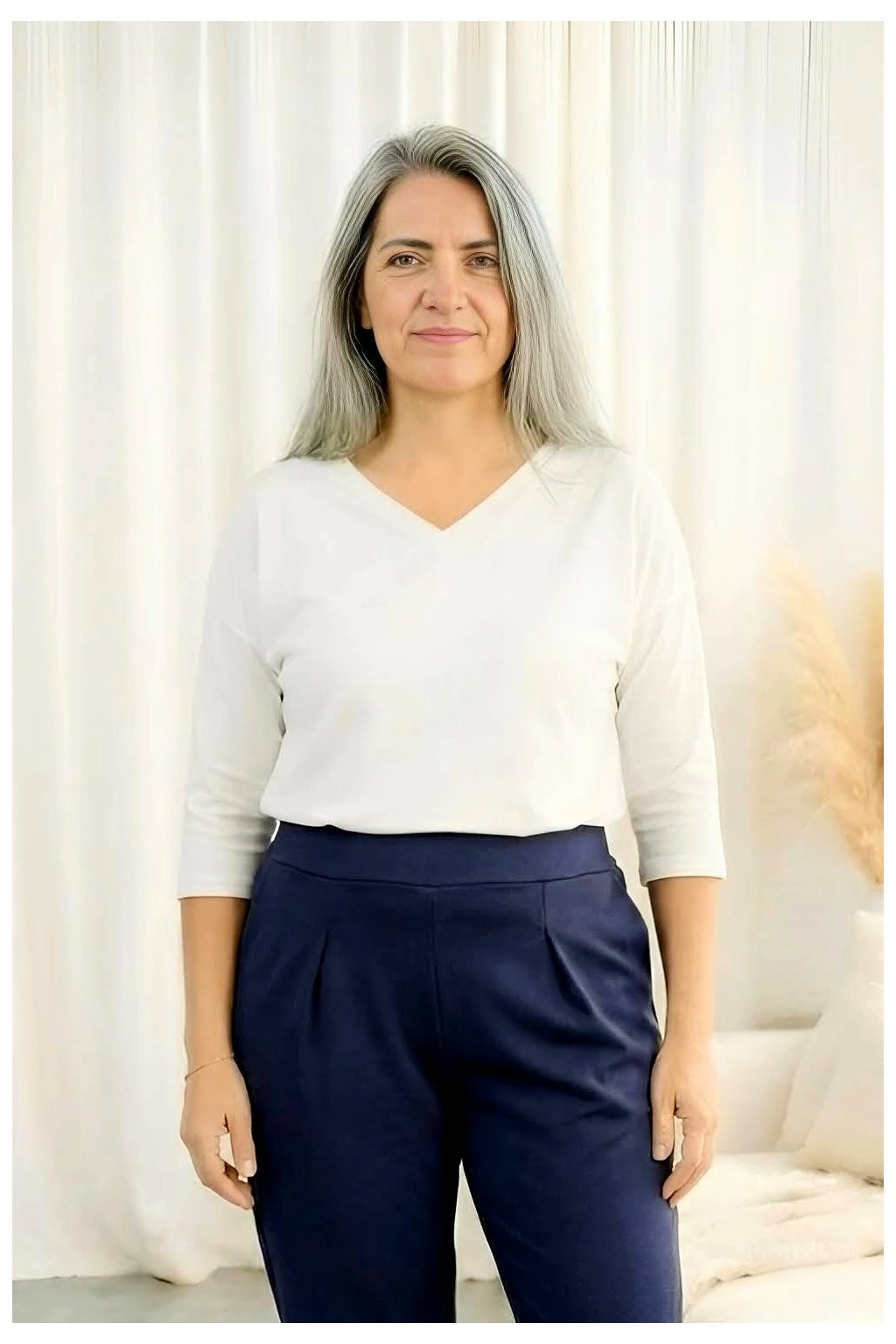 Dámské tričko Ameline Organic, bílé - Oriclo Dámské tričko Ameline Organic, bílé - Oriclo