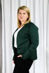 Dámský sakokardigan Lume, zelený – Oriclo