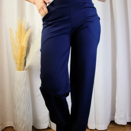 Dámské kalhoty Penny Flow, modré - Oriclo