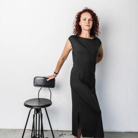 Šaty Anemo, tencel, černé - Shejds