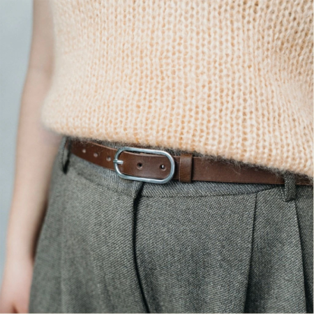 Opasek Ola Dark Brown - Vena Valnoha