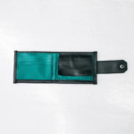 Peněženka z rec. duší, větší, uvnitř zelená – SEGRA.SEGRA