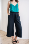 Mušelínové culottes Esme, černé – Reparáda