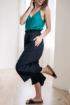 Mušelínové culottes Esme, černé – Reparáda