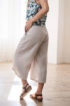 Mušelínové culottes Esme, pískové – Reparáda