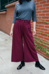 Business culottes Michele vínové – Reparáda