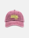 Kšiltovka Feminismuss – vintage pink – Brunhilda+red+vintage