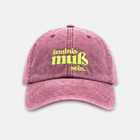 Kšiltovka Feminismuss - vintage pink - Brunhilda